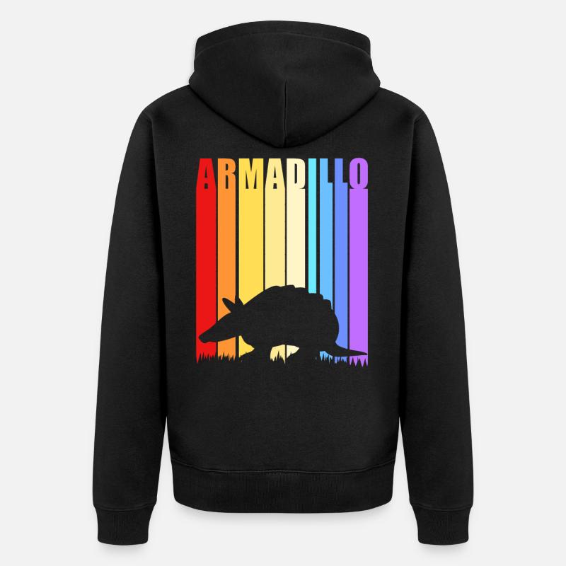 Armadillo - Veste à capuche bio Premium Unisexe - noir