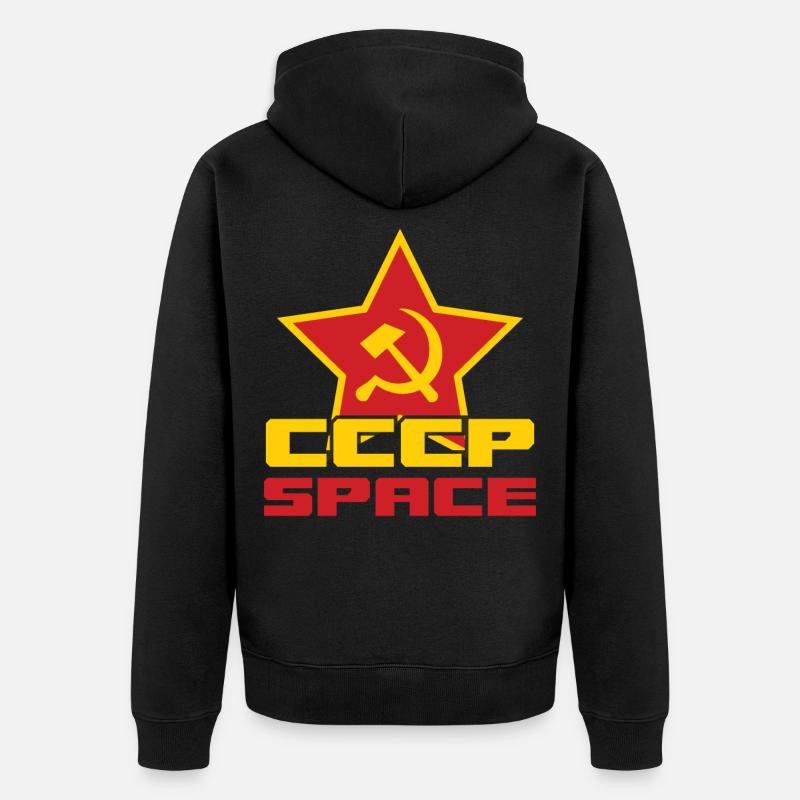 Space Astronaut Interkosmos Weltraum - Veste à capuche bio Premium Unisexe - noir