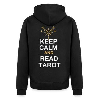 Cartes de tarot Devin Tarot Cartes à jouer - Veste à capuche bio Premium Unisexe - noir - Dos - Nico (187cm)