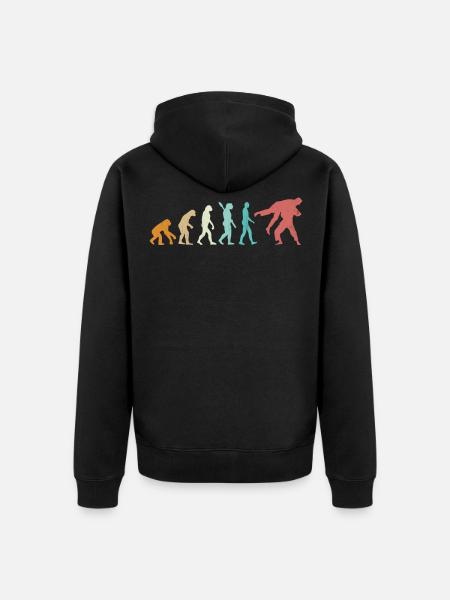 Evolution Jiu Jitsu Martial Arts - Unisex Premium Organic Zip Hoodie - black