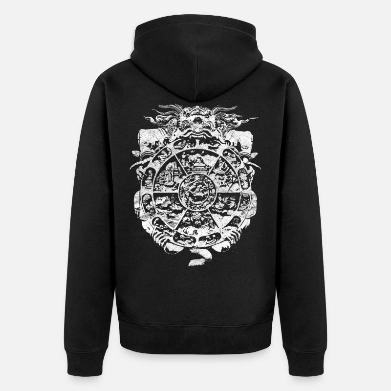 Samsara - Veste à capuche bio Premium Unisexe - noir