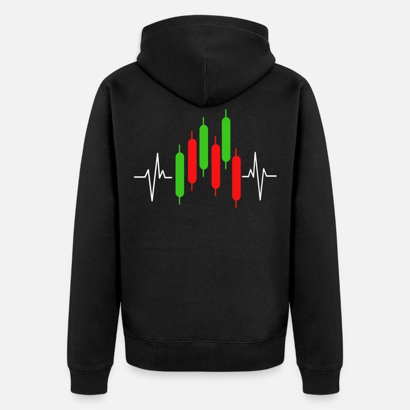 Bourse - Veste à capuche bio Premium Unisexe - noir