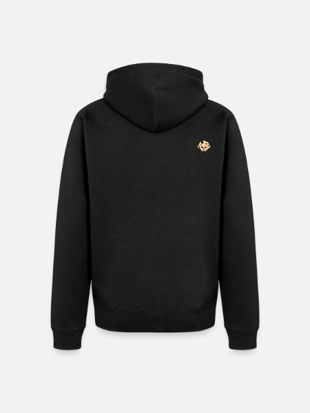 Cookie - Unisex Premium Organic Zip Hoodie - black