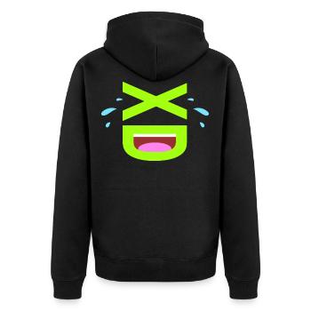 XD - Veste à capuche bio Premium Unisexe - noir - Dos - Nico (187cm)
