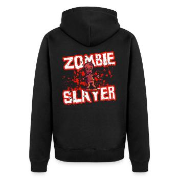 Zombie - Veste à capuche bio Premium Unisexe - noir - Dos - Nico (187cm)