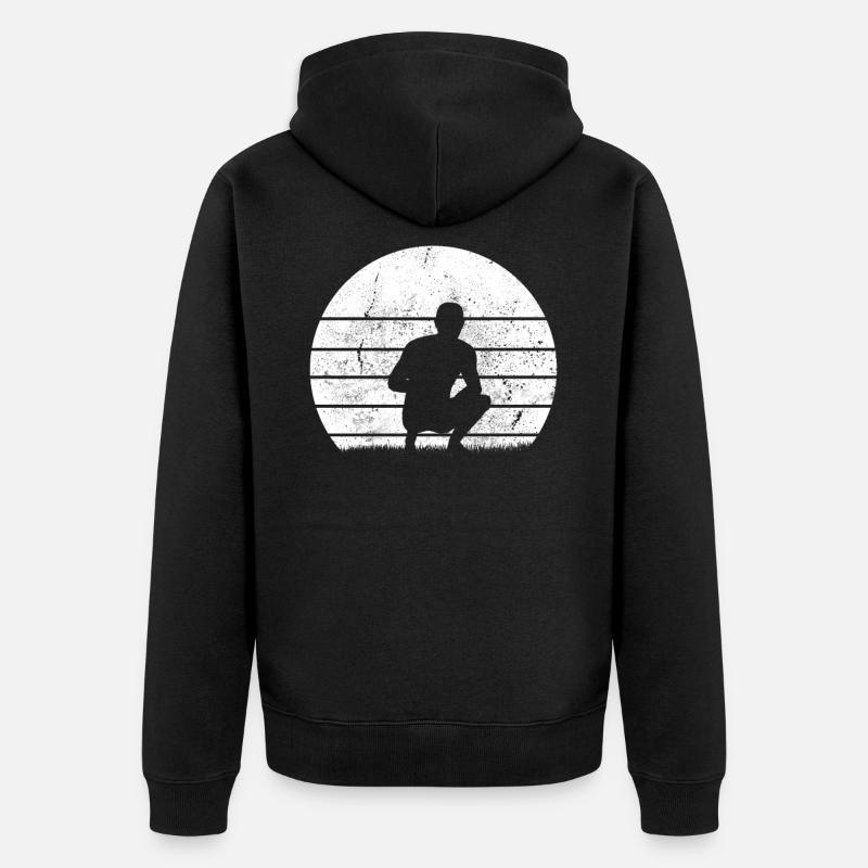 Russia Design Russia USSR Gift - Veste à capuche bio Premium Unisexe - noir