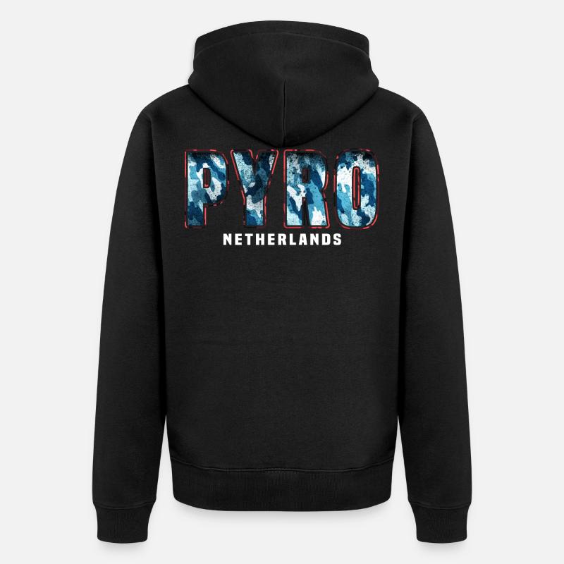 pyro pays-bas vuurwerk - Veste à capuche bio Premium Unisexe - noir