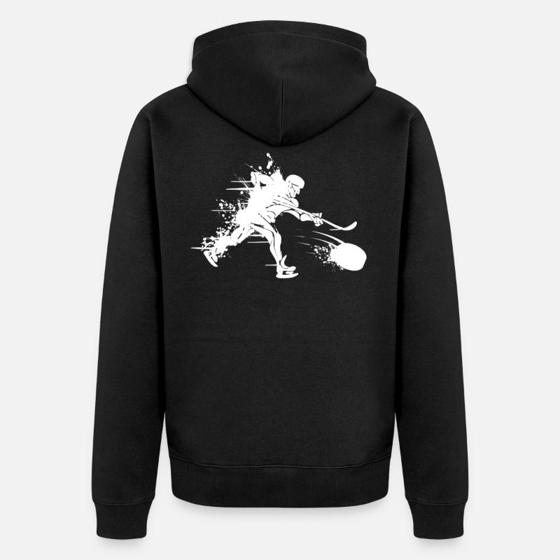 Hockey - Veste à capuche bio Premium Unisexe - noir
