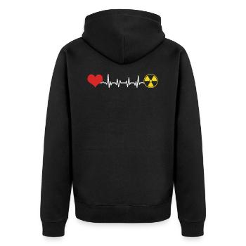 Cadeaux Technologues en radiologie - Veste à capuche bio Premium Unisexe - noir - Dos - Nico (187cm)