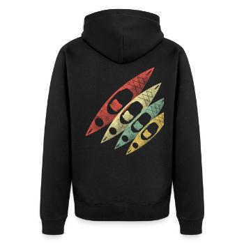 Kayak - Veste à capuche bio Premium Unisexe - noir - Dos - Nico (187cm)