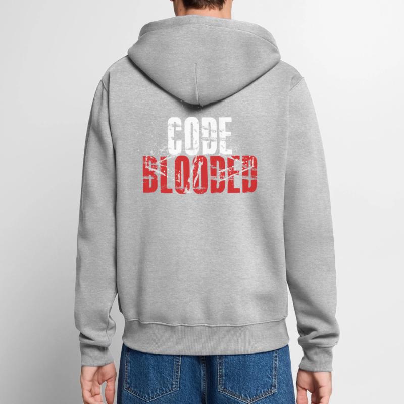 Programmierung Decipher Programmer Computer Unisex Premium Bio Zip Hoodie