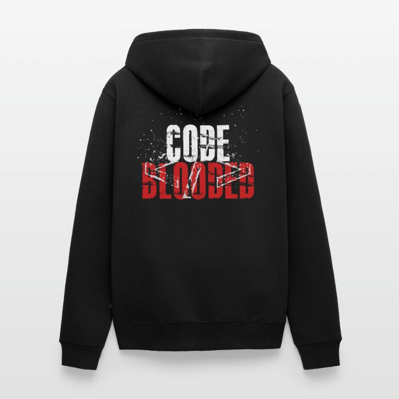 Programmierung Decipher Programmer Computer Unisex Premium Bio Zip Hoodie