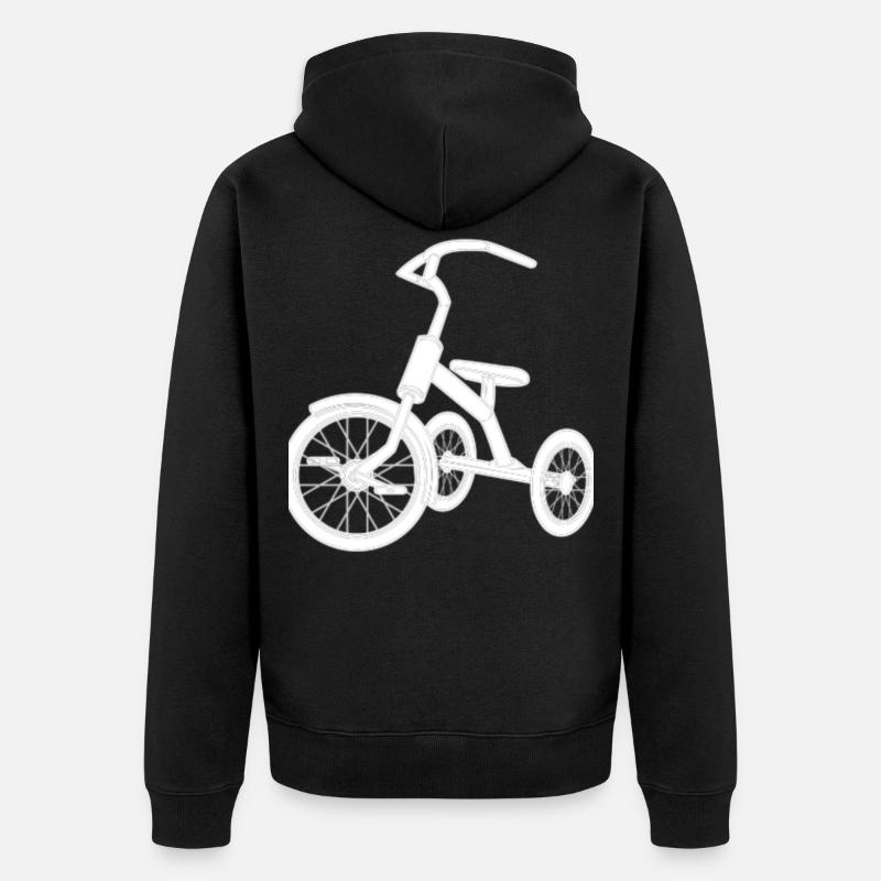 Trois-roues - Veste à capuche bio Premium Unisexe - noir