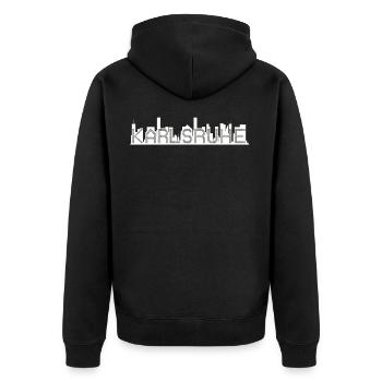 Karlsruhe Karlsruhe Baden Badisch Cadeau - Veste à capuche bio Premium Unisexe - noir - Dos - Nico (187cm)