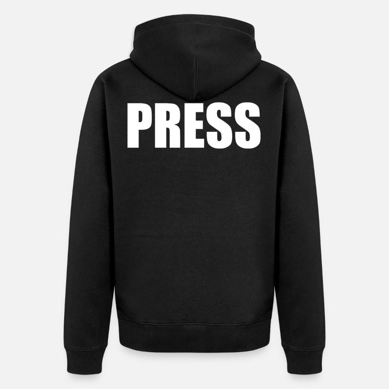 Press - Veste à capuche bio Premium Unisexe - noir
