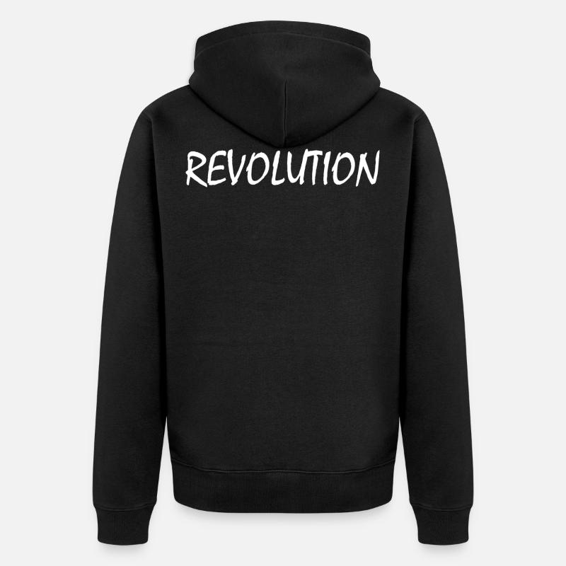 Revolution - Veste à capuche bio Premium Unisexe - noir