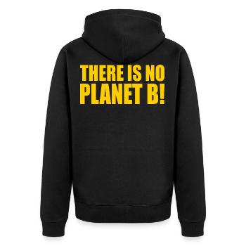 There is no planet B - Veste à capuche bio Premium Unisexe - noir - Dos - Nico (187cm)