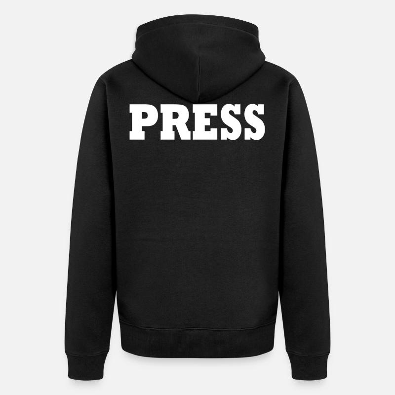 Press - Veste à capuche bio Premium Unisexe - noir