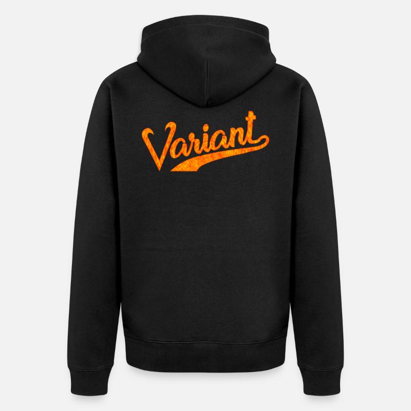 Variante | Variant - Veste à capuche bio Premium Unisexe - noir