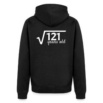 11 ans - 11 ans - Veste à capuche bio Premium Unisexe - noir - Dos - Nico (187cm)