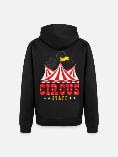 Circus, Circus Staff, Artist, Artistic - Unisex Premium Organic Zip Hoodie - black