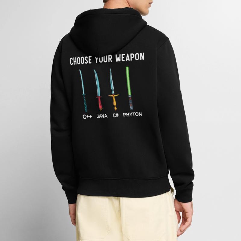 PHYTON PROGRAMMER Programmation Encodage d’encodeur Veste à capuche bio Premium Unisexe