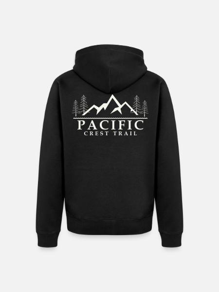 Pacific Crest Trail. - Unisex Premium Organic Zip Hoodie - black