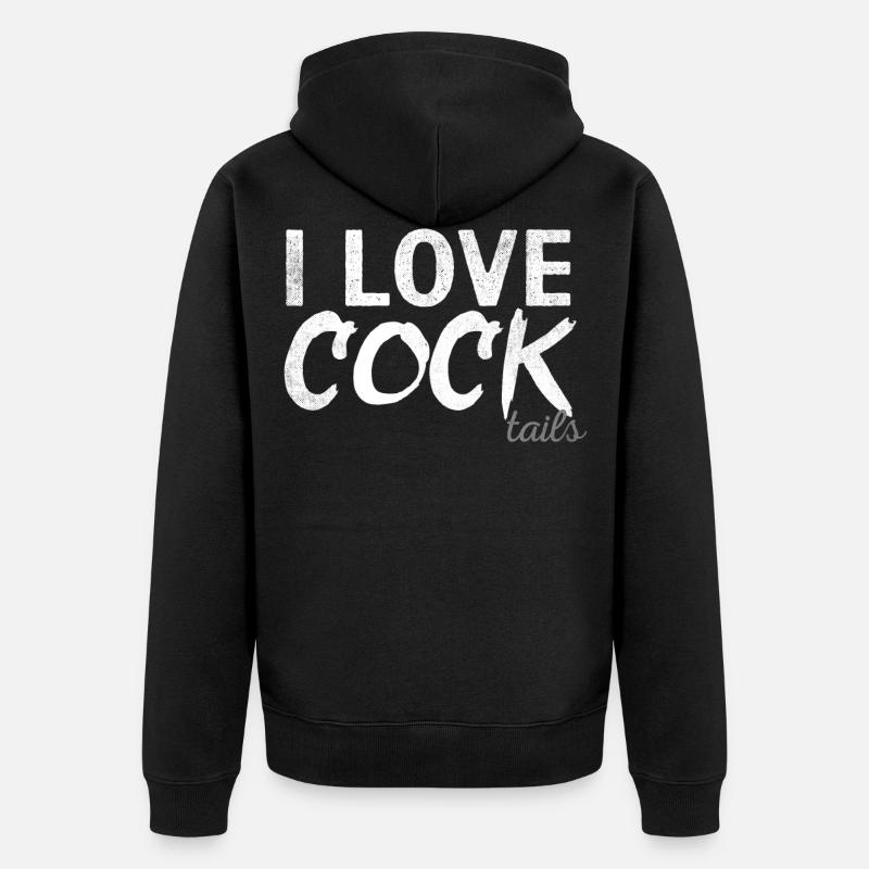 Cocktails, Cocktail Bartender, Bartender, Bartender - Unisex Premium Organic Zip Hoodie - black