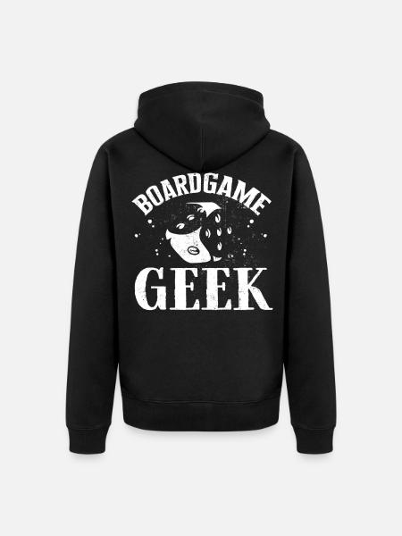 Board Game Geek, Boardgamer - Unisex Premium Organic Zip Hoodie - black