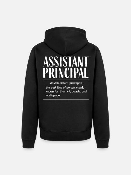 Stellvertretender Schulleiter - Unisex Premium Bio Zip Hoodie - Schwarz