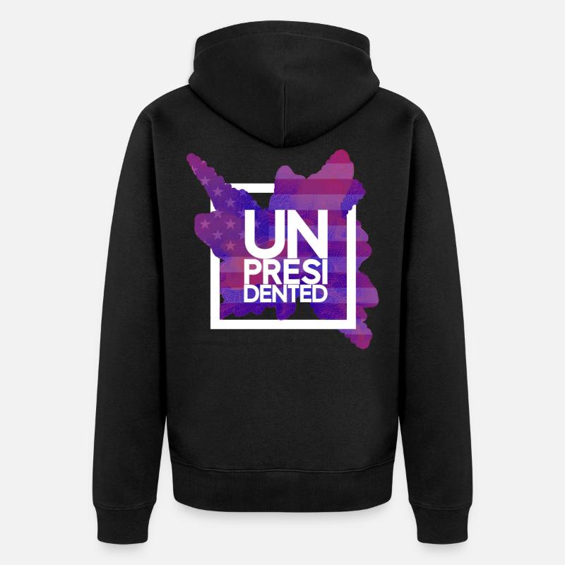 UPRESIDENTED AMERICAN - Veste à capuche bio Premium Unisexe - noir