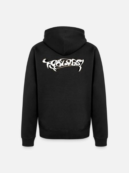 graffiti - Veste à capuche bio Premium Unisexe - noir