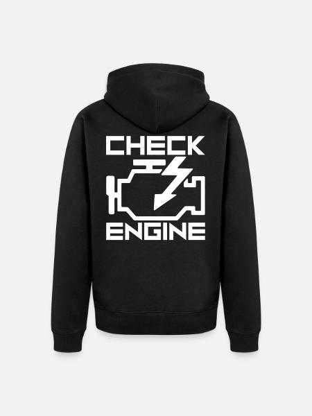Motor - Unisex Premium Bio Zip Hoodie - Schwarz