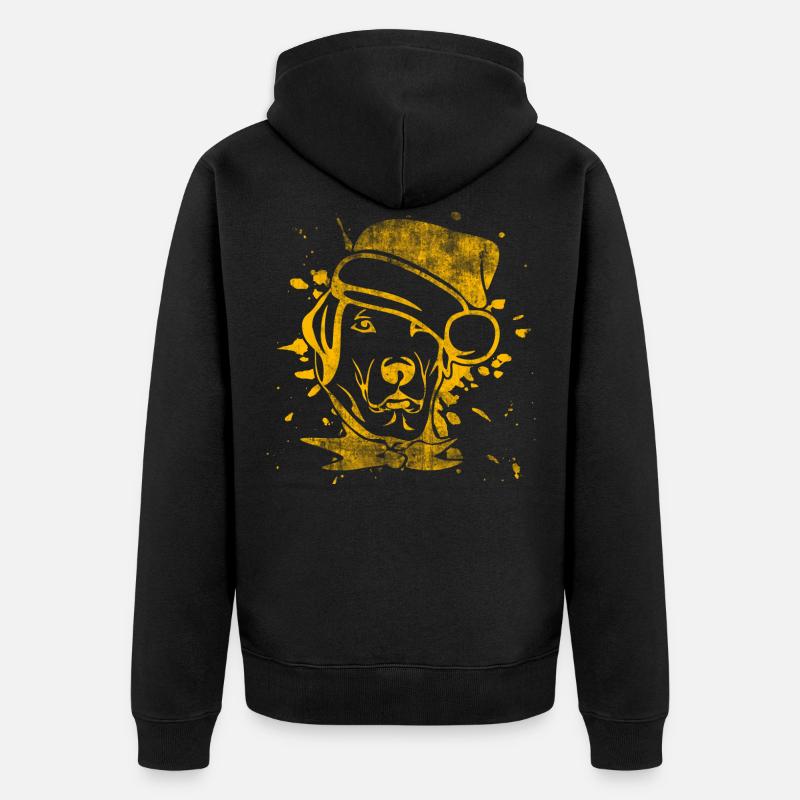 Chien de noel - Veste à capuche bio Premium Unisexe - noir