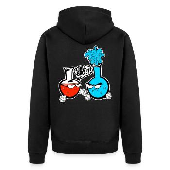 Chimie - Veste à capuche bio Premium Unisexe - noir - Dos - Nico (187cm)