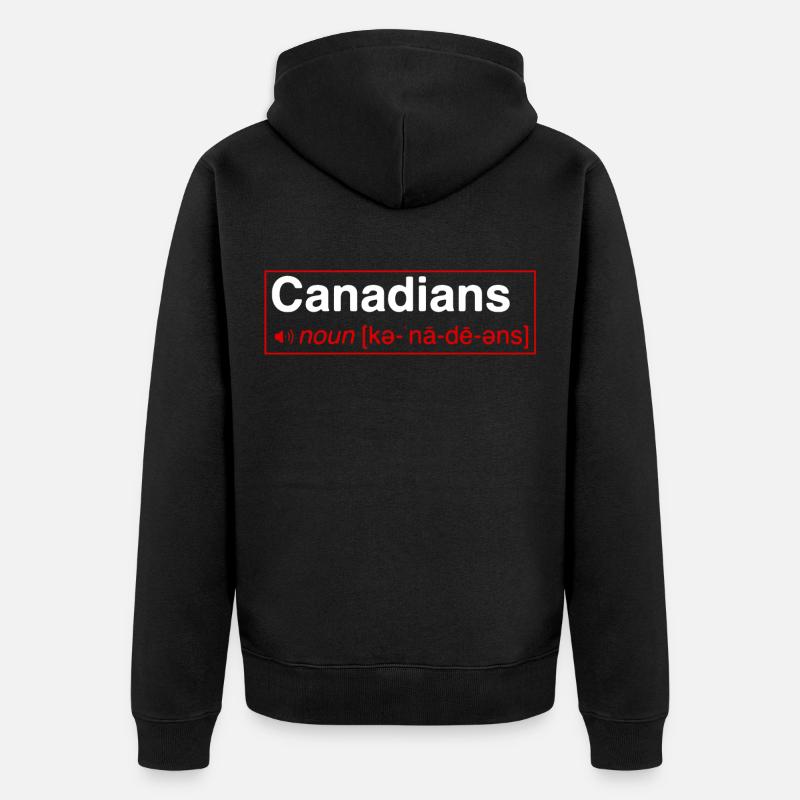 Canada - Veste à capuche bio Premium Unisexe - noir