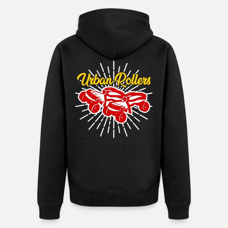 patins - Veste à capuche bio Premium Unisexe - noir