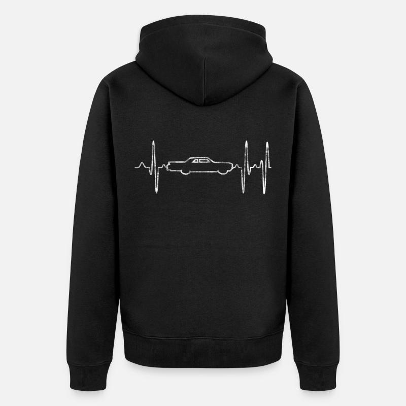 voiture - Veste à capuche bio Premium Unisexe - noir