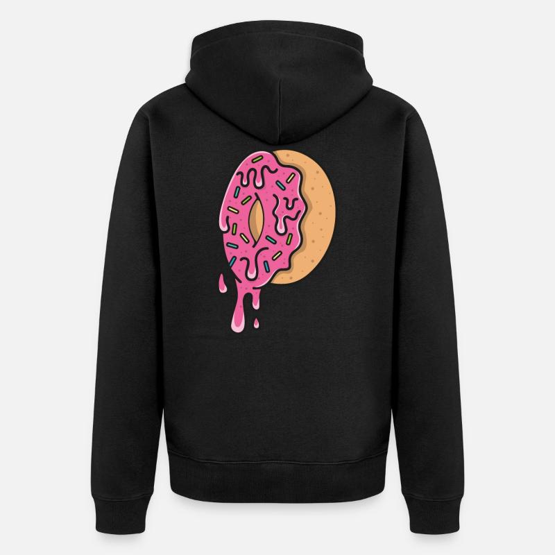 beignet - Veste à capuche bio Premium Unisexe - noir