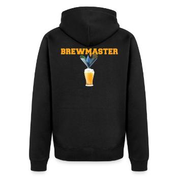 Brewmaster Braumeister Craft Beer Bier Brauer - Veste à capuche bio Premium Unisexe - noir - Dos - Nico (187cm)