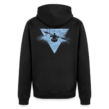 Kajak - Veste à capuche bio Premium Unisexe - noir - Dos - Nico (187cm)