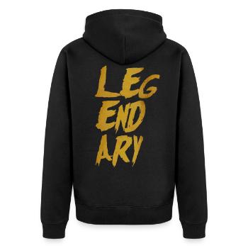 Legendary - Veste à capuche bio Premium Unisexe - noir - Dos - Nico (187cm)