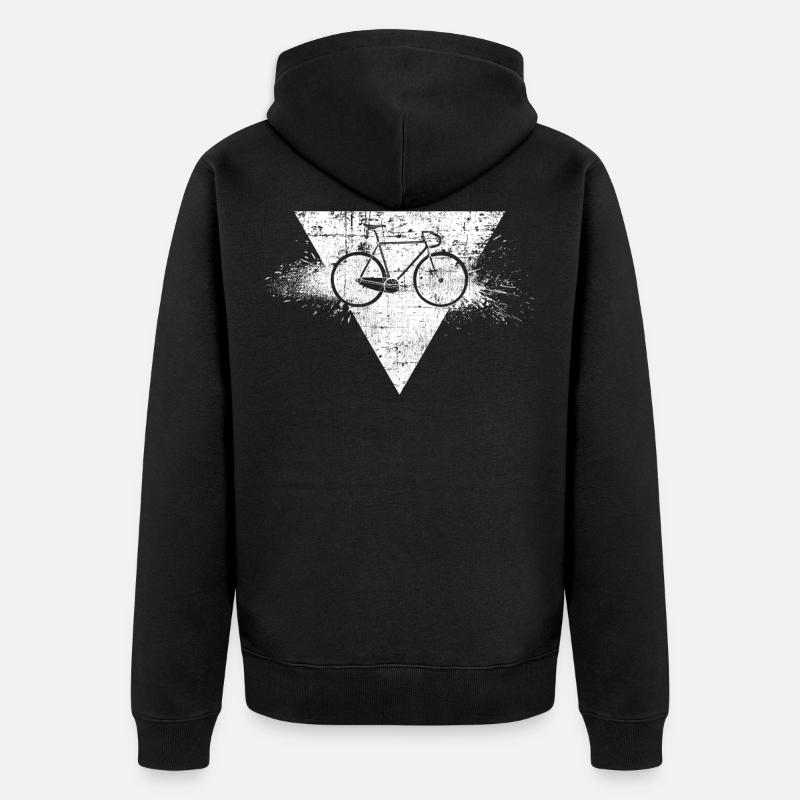 Vélo de course - Veste à capuche bio Premium Unisexe - noir