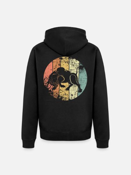 Bulles - Veste à capuche bio Premium Unisexe - noir
