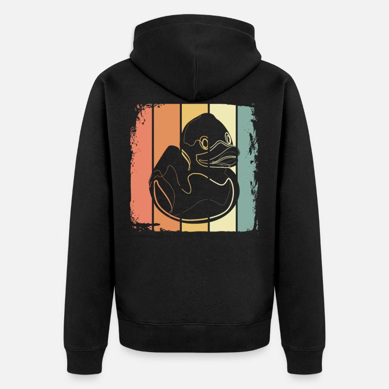 Baignoire Bain - Veste à capuche bio Premium Unisexe - noir