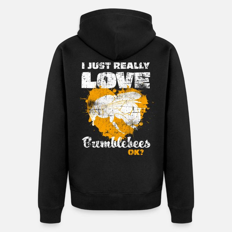 Hummel - Unisex Premium Bio Zip Hoodie - Schwarz