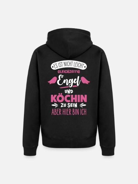 Köchin - Unisex Premium Bio Zip Hoodie - Schwarz
