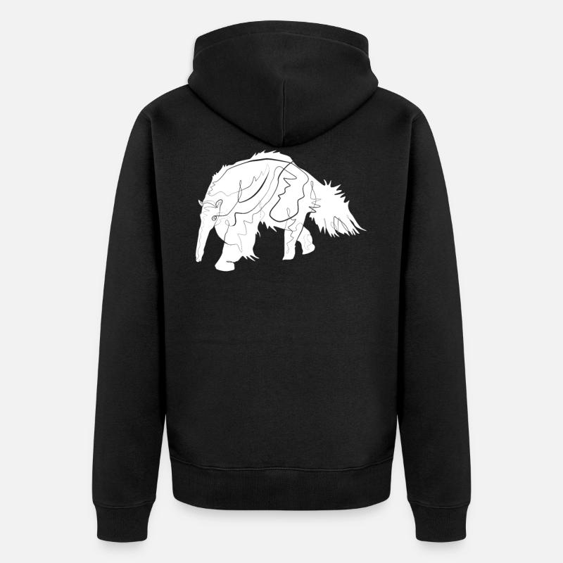 Fourmilière - Veste à capuche bio Premium Unisexe - noir