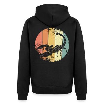 Scorpion - Veste à capuche bio Premium Unisexe - noir - Dos - Nico (187cm)