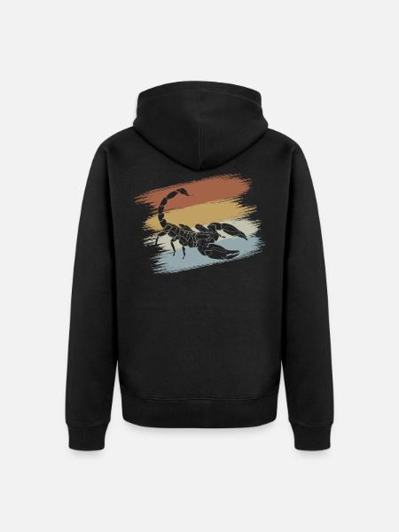 Scorpion - Veste à capuche bio Premium Unisexe - noir